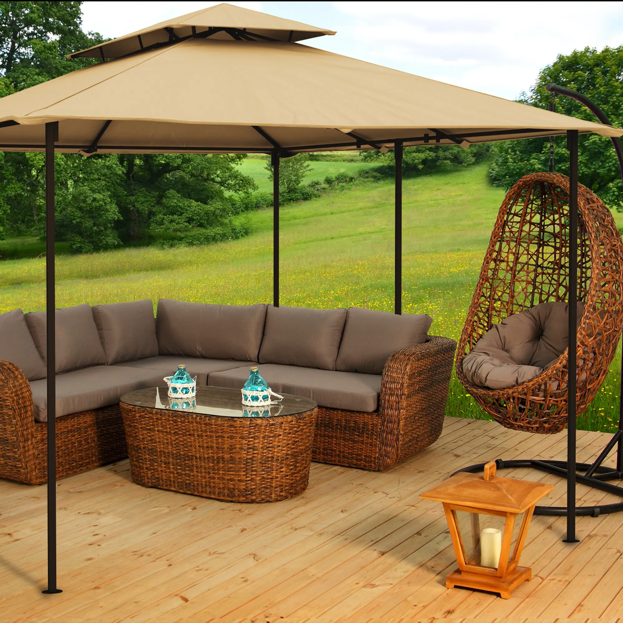 Comfort Gartenpavillon | 4 x 3 m