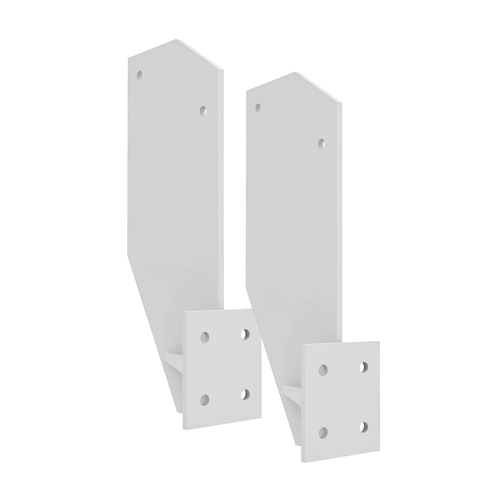 Dachsparrenhalterung für Kassettenmarkise Quadris LED & Curve LED | weiß