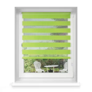 Klemmfix Doppelrollo für Fenster 75 x 230 cm in Grün aus dem Hause VICTORIA M. Doppelrollo mit Kettenzugbedienung fügen sich perfekt in Ihre Räumlichkeiten ein. Durch die durchdachte Befestigung