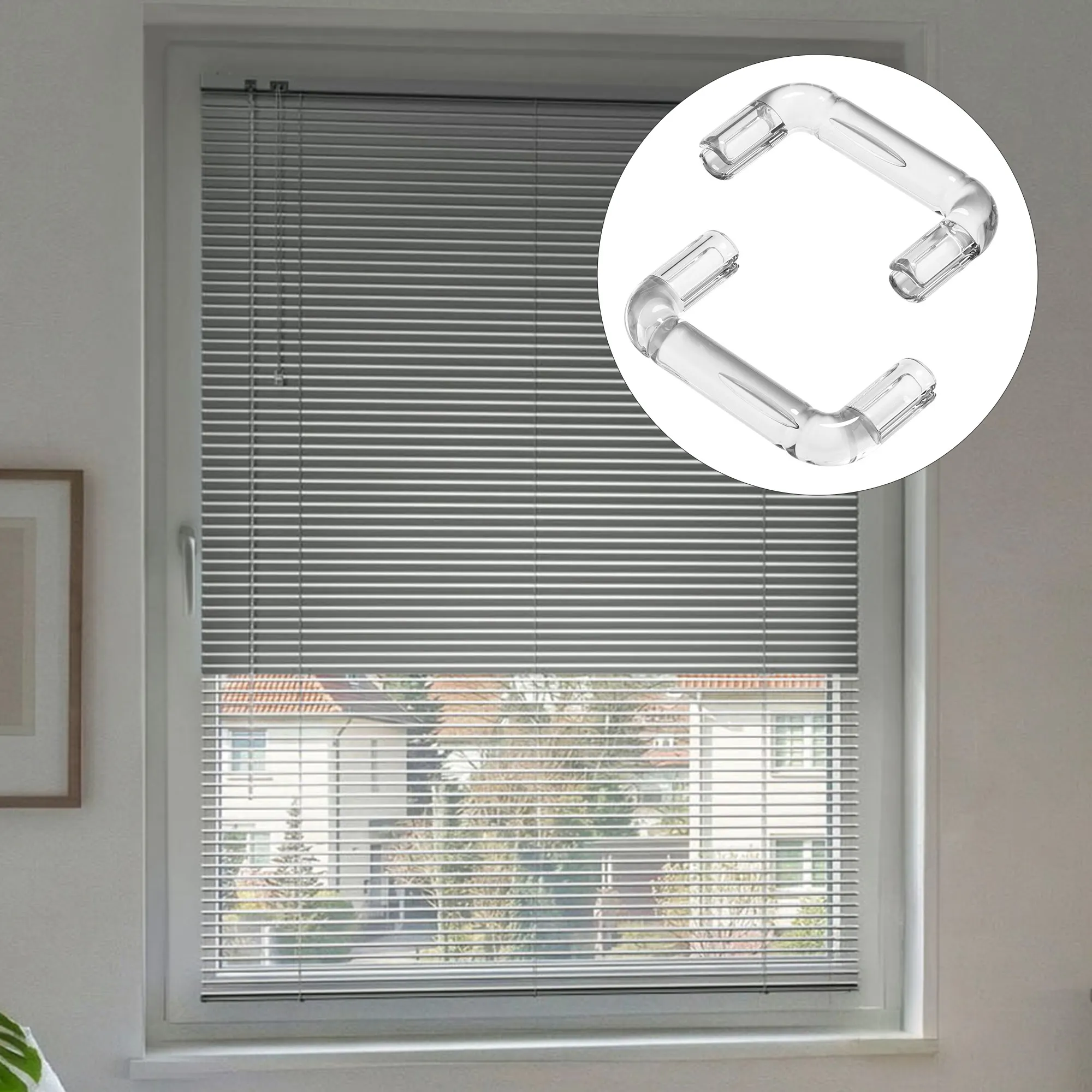 DuoSun Wendestopper für 25 mm Jalousien | transparent