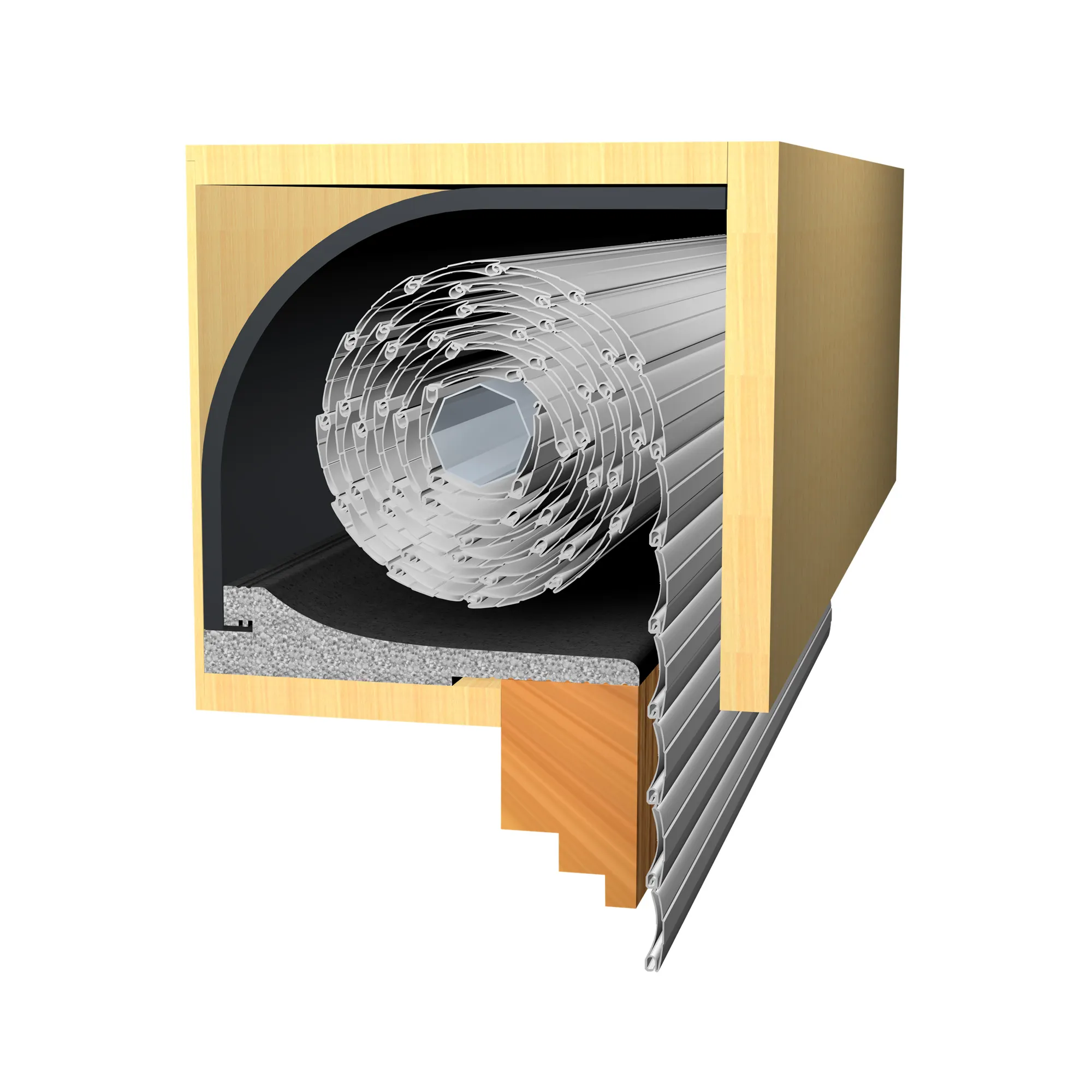 Energiespar Rollladendämmung 13mm (100 x 50cm) inkl. Deckeldämmung 100 x 24cm aus dem Hause JAROLIFT. Mit der Rollladenkasten-Dämmung dichten Sie Ihren Rollladenkasten perfekt ab und senken Energiekosten. Sie erhalten hier das Rollladenkasten-Dämmungsset