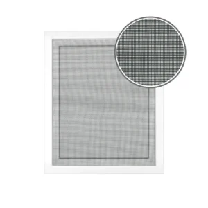 Fliegengitter für Fenster aus dem Hause JAROLIFT. Insektenschutz-Fliegennetz in Farbe Schwarz für Fenster max. 150x300 cm