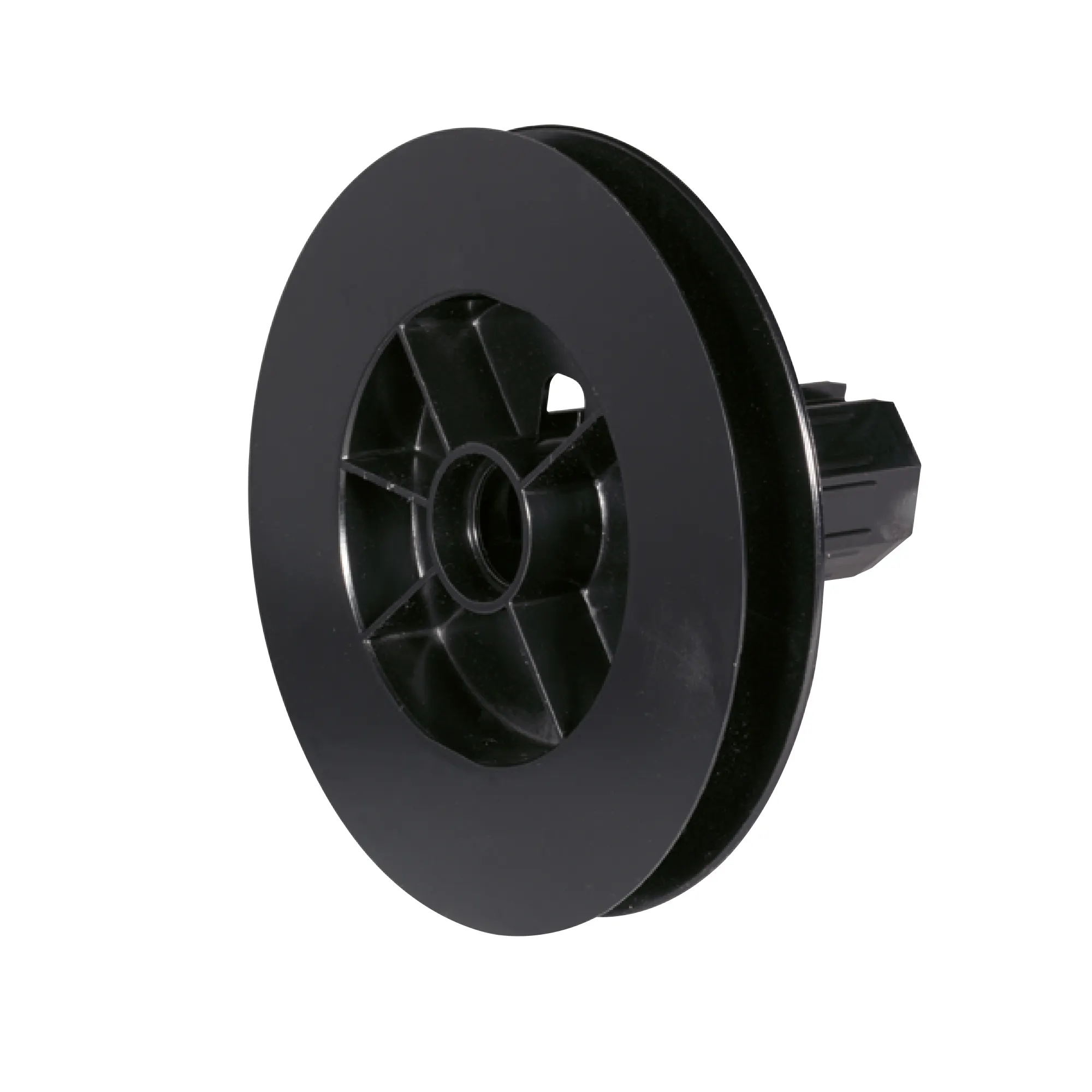 JAROLIFT Gurtscheibe 114mm mit Walzenkapsel SW40 lang - mit Kugellageraufnahme (131023). Sie erhalten hier die JAROLIFT Gurtscheibe mit Walzenkapsel und Kugellageraufnahme. Die Gurtscheibe hat einen Außendurchmesser von 114mm.