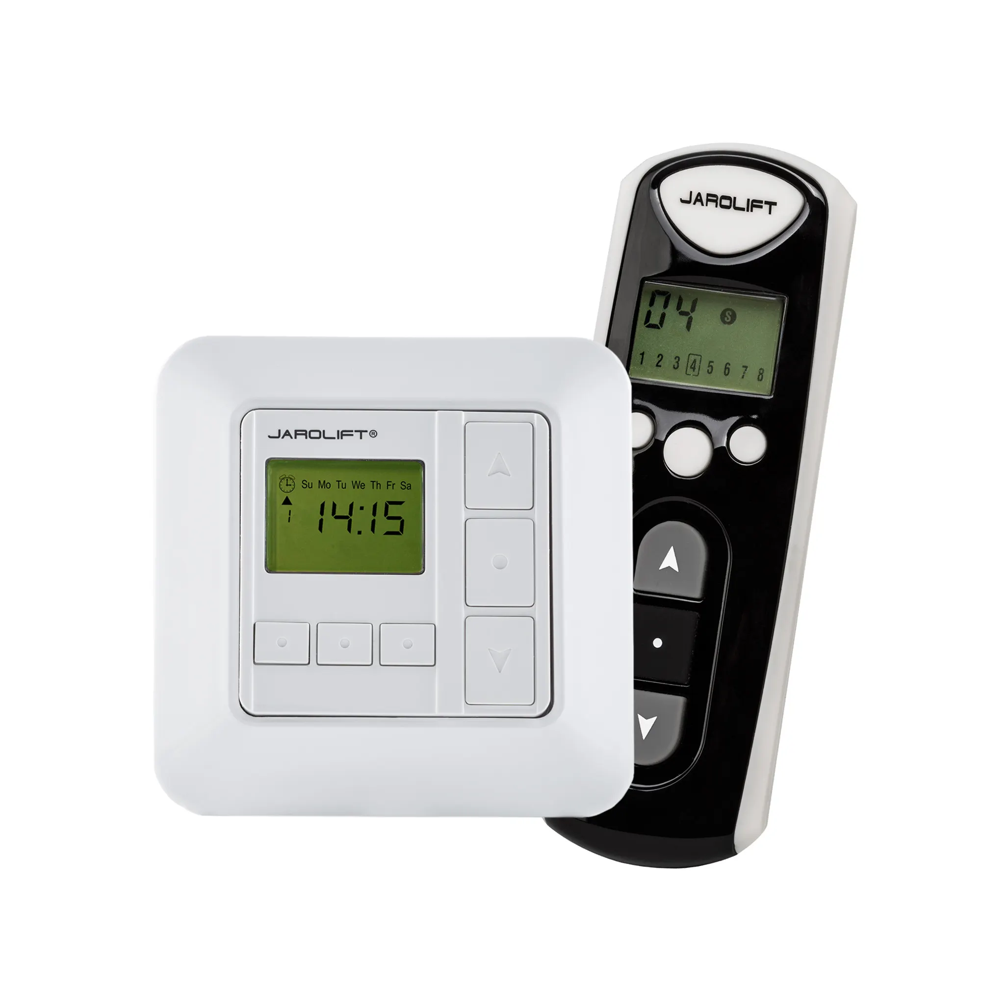 JAROLIFT SET-Angebot: JAROLIFT 16x Sevenlogic Comfort Funk TDRRT-01W inkl. 1x Funkhandsender TDRC 08! Mit dem Rohrmotor JAROLIFT 1-Kanal Sevenlogic Comfort Funkempfänger-Timer vom Typ TDRRT-01W machen Sie einen einfachen Rohrmotor zu einen Funkmotor. Steuern Sie Ihren Motor komfortabel mittels 8-Kanal Funkhandsender TDRC 08.