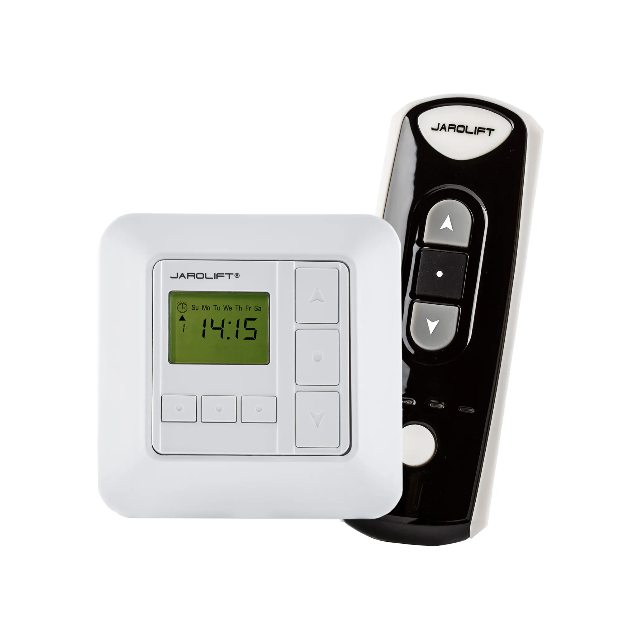 JAROLIFT SET-Angebot: JAROLIFT 16x Sevenlogic Comfort Funk TDRRT-01W inkl. 1x Funkhandsender TDRC 01! Mit dem Rohrmotor JAROLIFT 1-Kanal Sevenlogic Comfort Funkempfänger-Timer vom Typ TDRRT-01W machen Sie einen einfachen Rohrmotor zu einen Funkmotor. Steuern Sie Ihren Motor komfortabel mittels 4-Kanal Funkhandsender TDRC 04.