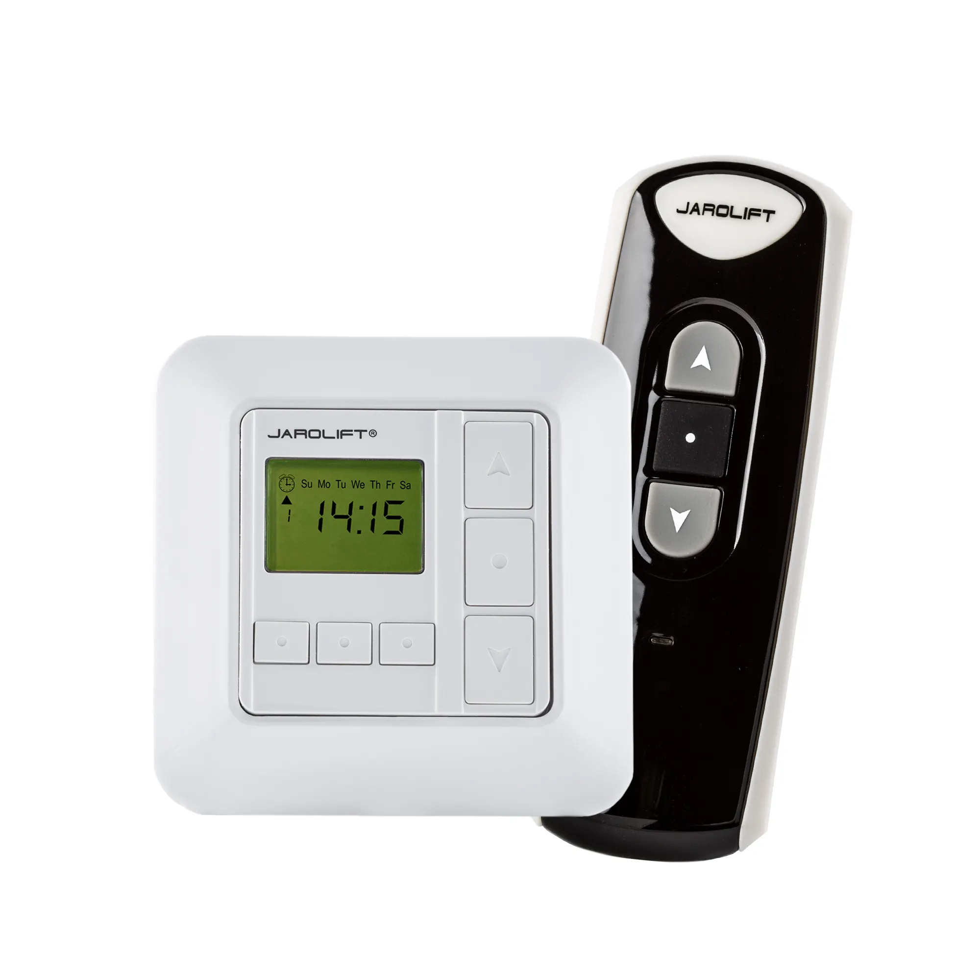 JAROLIFT SET-Angebot: JAROLIFT 16x Sevenlogic Comfort Funk TDRRT-01W inkl. 1x Funkhandsender TDRC 01! Mit dem Rohrmotor JAROLIFT 1-Kanal Sevenlogic Comfort Funkempfänger-Timer vom Typ TDRRT-01W machen Sie einen einfachen Rohrmotor zu einen Funkmotor. Steuern Sie Ihren Motor komfortabel mittels 1-Kanal Funkhandsender TDRC 01.