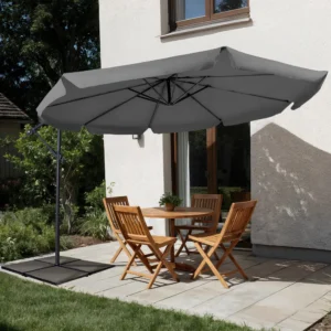 Basic Gartenschirm Rund | 3 m