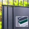 Befestigungsclips für PVC Sichtschutzstreifen Hart & Soft | anthrazit