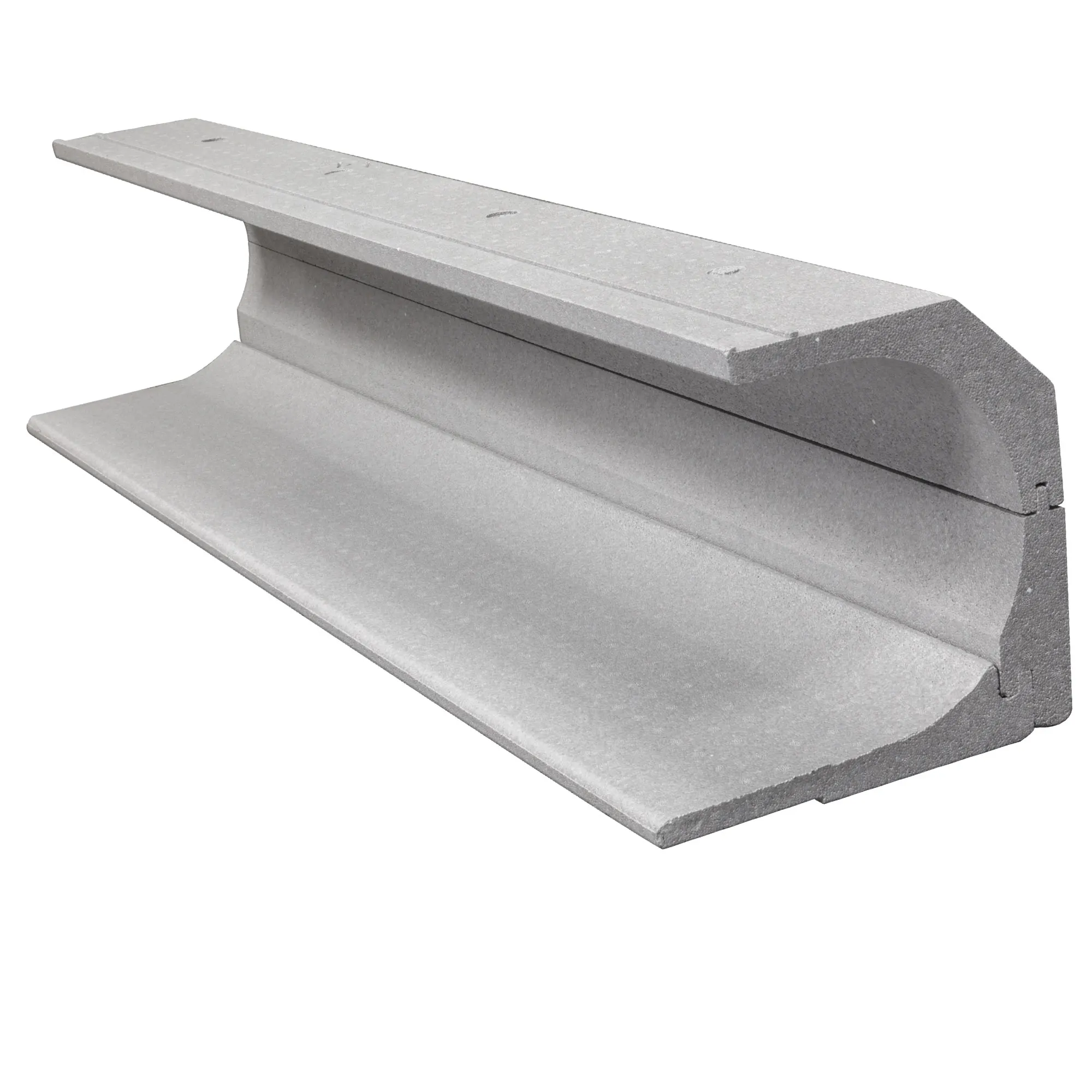 DiHa Roka-Ass Perfekt für Rollladen mit eckigem Kasten | 240mm Kastendeckel Dämmung | 3-teilige runde Kastendämmung mit einer Länge von 1000mm. Dieses Altbau-Sanierungs-System besteht aus hochwertigem Neopor mit einer Wärmeleitfähigkeit von 0