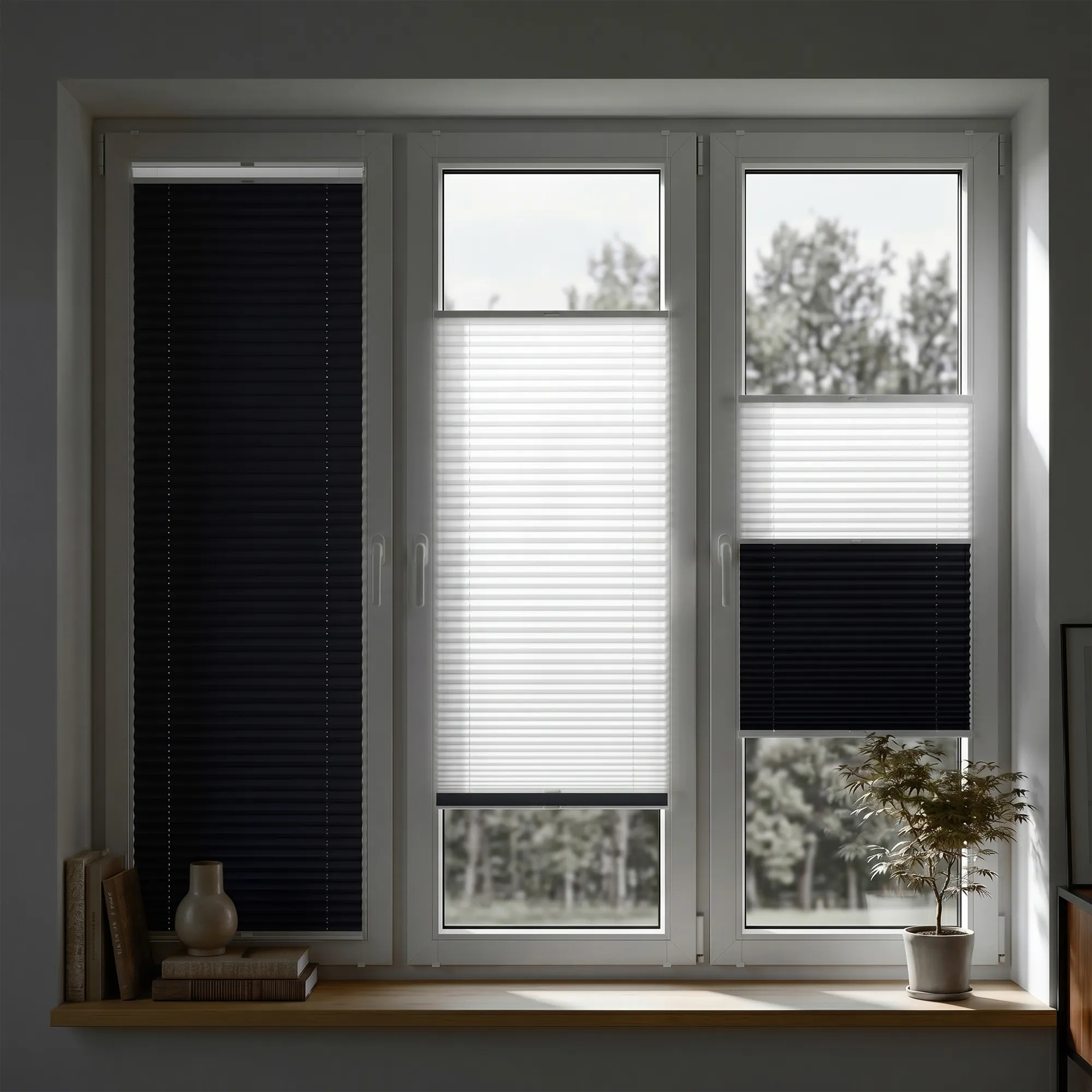 Easyfix Allday Doppelplissee | 90 x 200 cm