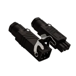 Hirschmann Stecker-Set (Kupplung STAK 3 + Stecker STAS 3) inkl. Sicherungsbügel STASI (290137/290138/290139) - Mit dem Hirschmann Steckverbinder-Set können Sie Ihren RADEMACHER DuoFern Connect-Actor erweitern und somit die nötigen Kabel anschließen. So ist es möglich Antriebe für Jalousien