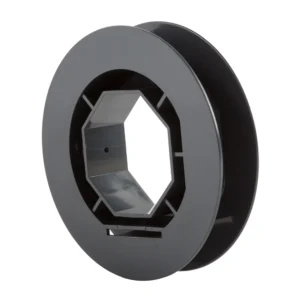 Die JAROLIFT Gurtscheibe (130 mm Durchmesser) für Rollladen 8-Kant Stahlwelle SW60