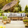 Sonnenschirm Gestell interpara Sonnenschirm (3x3m / quadratisch)