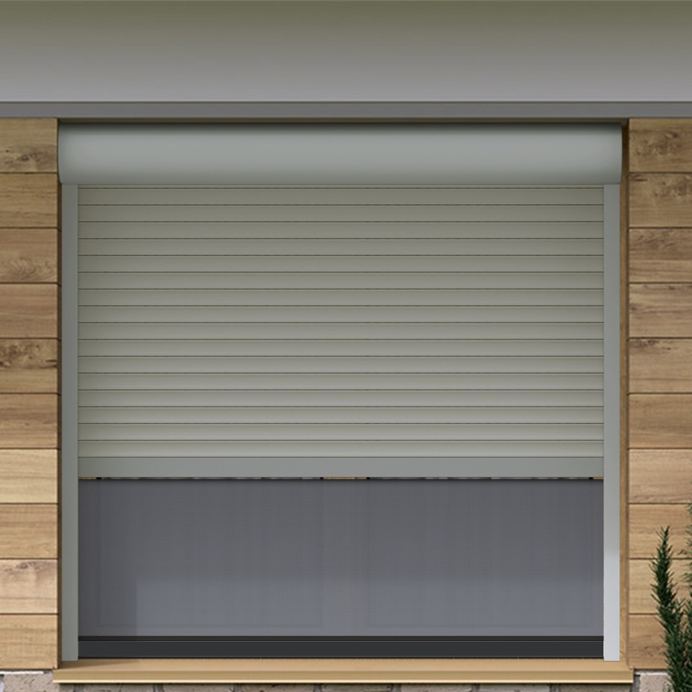 Vorbaurollladen Hybrid nach Maß | Insektenschutz- / Screen Rollo. Wahlweise integriert: Insektenschutzrollo oder Screenrollo. Aluminium-Führungsschienen. Kunststoff- oder hochwertige Aluminiumlamellen. 30 verschiedene Lamellenfarben verfügbar (u.a. Holzoptik). Auch als Fenster- und Türkombinationen möglich. Der All-in-One-Rollladen – mit integriertem Insektenschutz oder Screenrollo Dein Vorteile * Exklusiv bei Jalousiescout: Integriertes Screenrollo schützt vor Sonnen & Insekten * Doppelläufige Alu-Führungsschienen mit 3 Kastenformen * 30 Lamellenfarben für Alu & Kunststoffprofile * Markenmotoren mit Zeitschaltuhren oder Funk & Smartphone bedienbar * Genieße frische Luft und natürliche Belüftung ohne Insektenplage * Einfachste Nutzung. Sonnenschutz und Insektenschutz wann du es auch brauchst – ohne Klemmrahmen