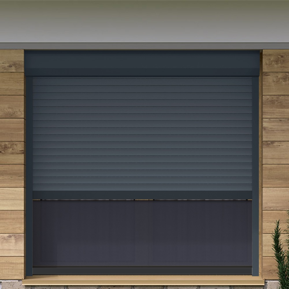 Vorbaurollladen Hybrid nach Maß | Insektenschutz- / Screen Rollo. Wahlweise integriert: Insektenschutzrollo oder Screenrollo. Aluminium-Führungsschienen. Kunststoff- oder hochwertige Aluminiumlamellen. 30 verschiedene Lamellenfarben verfügbar (u.a. Holzoptik). Auch als Fenster- und Türkombinationen möglich. Der All-in-One-Rollladen – mit integriertem Insektenschutz oder Screenrollo Dein Vorteile * Exklusiv bei Jalousiescout: Integriertes Screenrollo schützt vor Sonnen & Insekten * Doppelläufige Alu-Führungsschienen mit 3 Kastenformen * 30 Lamellenfarben für Alu & Kunststoffprofile * Markenmotoren mit Zeitschaltuhren oder Funk & Smartphone bedienbar * Genieße frische Luft und natürliche Belüftung ohne Insektenplage * Einfachste Nutzung. Sonnenschutz und Insektenschutz wann du es auch brauchst – ohne Klemmrahmen